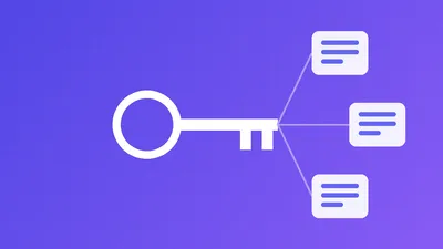 One key connected to three app windows