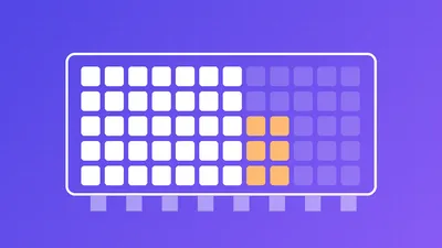 Illustration of a graphics card whose memory is drawn as a stack of blocks, filling up with model weights and cache